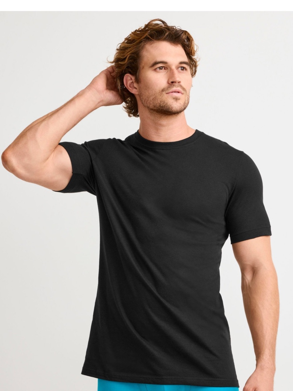 6 PACK - 3XLT - Jockey Black Short Sleeve Crew Neck Tee